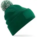 Snowstar® Pomponmütze mit Patch - Bild 5