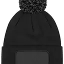 Snowstar® Pomponmütze mit Patch - Bild 2