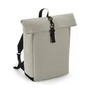 Rucksack mit Roll-Top Klappe aus mattem Polyurethan - Bild 13