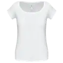 Boat Neck T-Shirt with Short Sleeves - Image 11