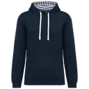 Sweatshirt mit kontrastierender Kapuze und Muster - Bild 14