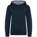 Sweatshirt mit kontrastierender Kapuze und Muster - Bild 26
