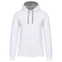 Sweatshirt mit kontrastierender Kapuze - Bild 72