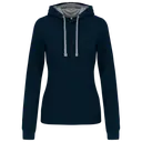 Sweatshirt mit kontrastierender Kapuze - Bild 36