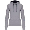 Sweatshirt mit kontrastierender Kapuze - Bild 45