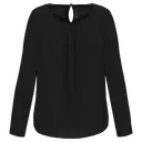 Crepe blouse with long sleeves - Image 9