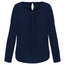 Crepe blouse with long sleeves - Image 12
