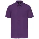 Chemise popeline polycoton manches courtes entretien facile - Image 70