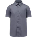 Chemise popeline polycoton manches courtes entretien facile - Image 79