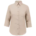 Poplin polycotton shirt with 3/4 sleeves and easy care - Image 9