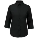 Poplin polycotton shirt with 3/4 sleeves and easy care - Image 12