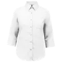 Poplin polycotton shirt with 3/4 sleeves and easy care - Image 39