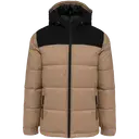 Bicolor gesteppte Parka mit Kapuze - Bild 29