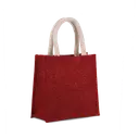 Sac style cabas en toile de jute - petit modèle - Image 8