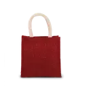 Sac style cabas en toile de jute - petit modèle - Image 7