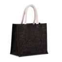 Sac style cabas en toile de jute - modèle moyen - Image 7
