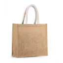 Sac style cabas en toile de jute - modèle moyen - Image 18
