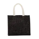 Sac style cabas en toile de jute - modèle moyen - Image 6