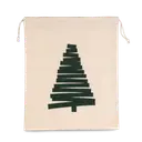 Baumwolltas mit Kordelzug Tannenbaum-Motiv - Bild 5