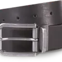 Ceinture en cuir à bord franc - 35 mm - Image 4