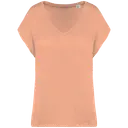 Eco-friendly loose T-shirt with V-neck - Image 7