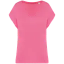 Eco-friendly loose T-shirt with V-neck - Image 13