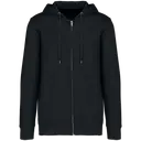 Ökologisches Hoodie Sweatshirt mit Reißverschluss French Terry - Bild 8