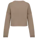 Nachhaltiger oversized Crop-Pullover mit Rundhalsausschnitt - Bild 23