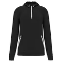 Sport Sweatshirt mit Kapuze 1/4 Zip - Bild 16