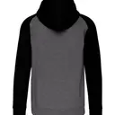 Bicolor fleece hoodie met rits - Afbeelding 12