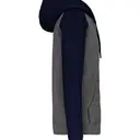 Bicolor fleece hoodie met rits - Afbeelding 16