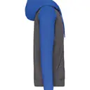 Bicolor fleece hoodie met rits - Afbeelding 22
