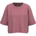 Crop sweatshirt with short sleeves and round neck - Image 10