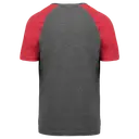 Two-tone sport triblend t-shirt with short sleeves - Image 20