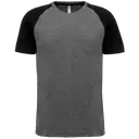 Two-tone sport triblend t-shirt with short sleeves - Image 13