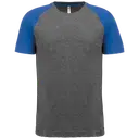 Two-tone sport triblend t-shirt with short sleeves - Image 22
