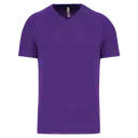 Sport T-Shirt mit kurzen Ärmeln V-Ausschnitt - Bild 43