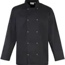Long Sleeve Kitchen Jacket with Snap Buttons - Image 4