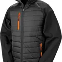 Veste softshell rembourrée black compass recyclée - Image 11