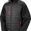Veste softshell rembourrée black compass recyclée - Image 12