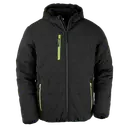 Gerecycelte schwarze Kompass-Steppjacke - Bild 3