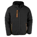 Gerecycelte schwarze Kompass-Steppjacke - Bild 4