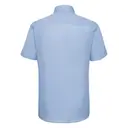 Fitted short-sleeve oxford shirt - Image 10