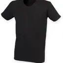 T-Shirt mit V-Ausschnitt Feel Good - Bild 3