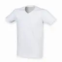 T-Shirt mit V-Ausschnitt Feel Good - Bild 4
