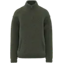 Sweatshirt 1/4 Zip mit fallenden Schultern aus Sherpa - Bild 14