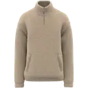 Sweatshirt 1/4 Zip mit fallenden Schultern aus Sherpa - Bild 17