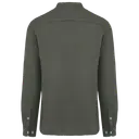 Washed Linen Mao Collar Shirt - Image 13