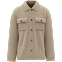 Overshirt with Dropped Shoulders in Sherpa - Image 17