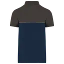 Two-tone eco-friendly polo with short sleeves - Image 28